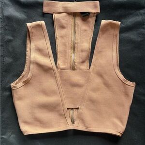 Windsor - Tan - Women's Crop Top